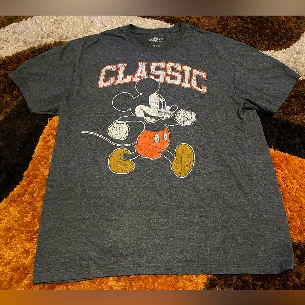 Men’s, Classic Mickey Mouse, Crew Neck, Tee